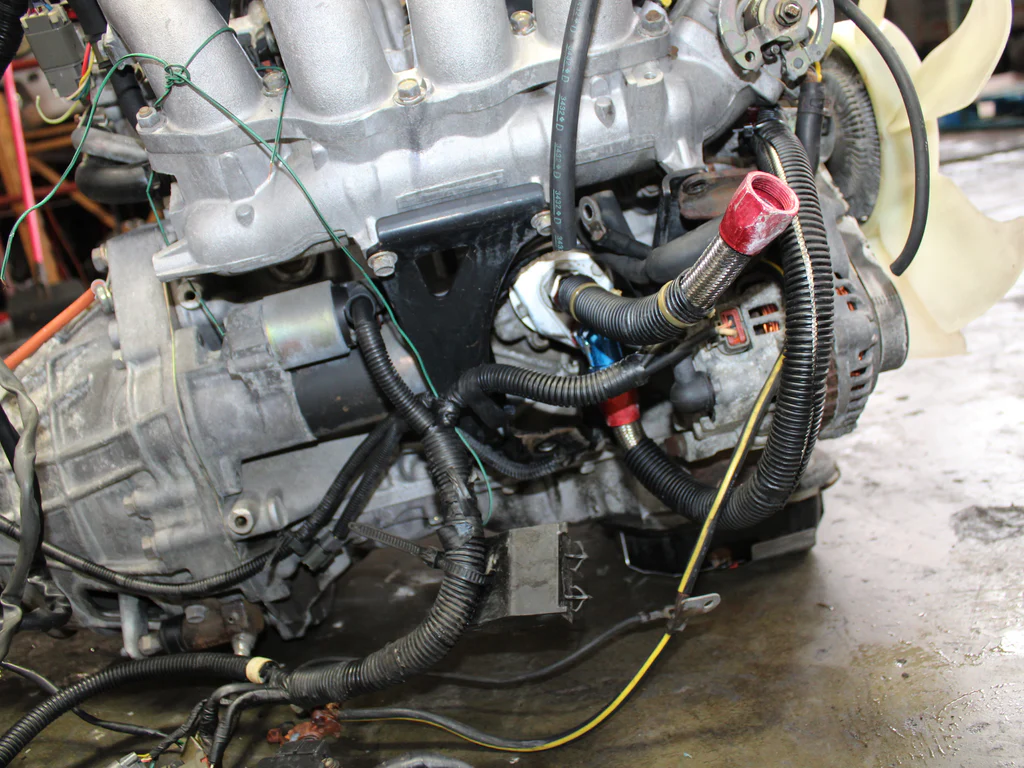 JDM 1990-1994 Nissan Silvia S13 Red Top Motor 5 speed SR20DET 2.0L 4 Cyl Engine - Image 7