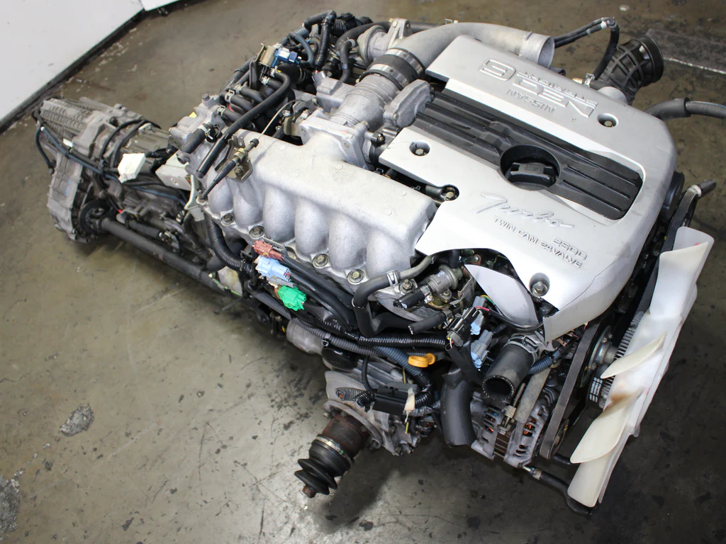 JDM 1998-2002 Nissan Skyline R34 GTT 2.5L Turbo AWD Motor & Transmission 6 Cyl Engine - Image 12