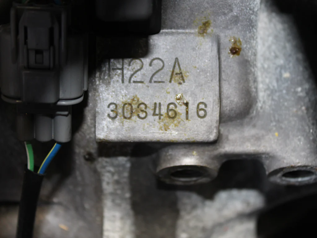 JDM 1992-1996 Honda Prelude Motor Automatic Transmission H22A-1GEN 2.2L 4 Cyl Engine - Image 3