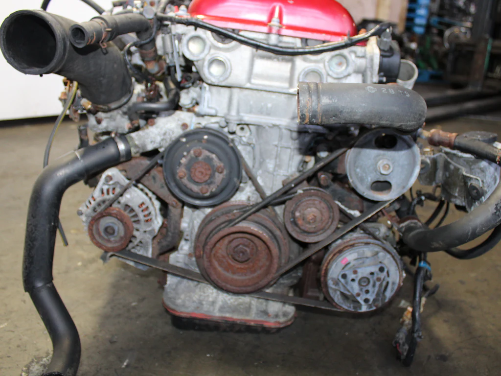 JDM 1990-1994 Nissan Silvia S13 Red Top Motor 5 speed SR20DET 2.0L 4 Cyl Engine - Image 12