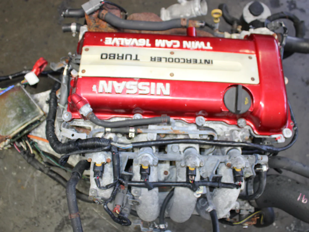 JDM 1990-1994 Nissan Silvia S13 Red Top Motor 5 speed SR20DET 2.0L 4 Cyl Engine - Image 9