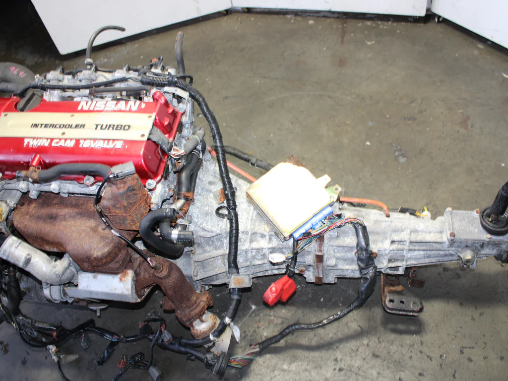 JDM 1990-1994 Nissan Silvia S13 Red Top Motor 5 speed SR20DET 2.0L 4 Cyl Engine - Image 6