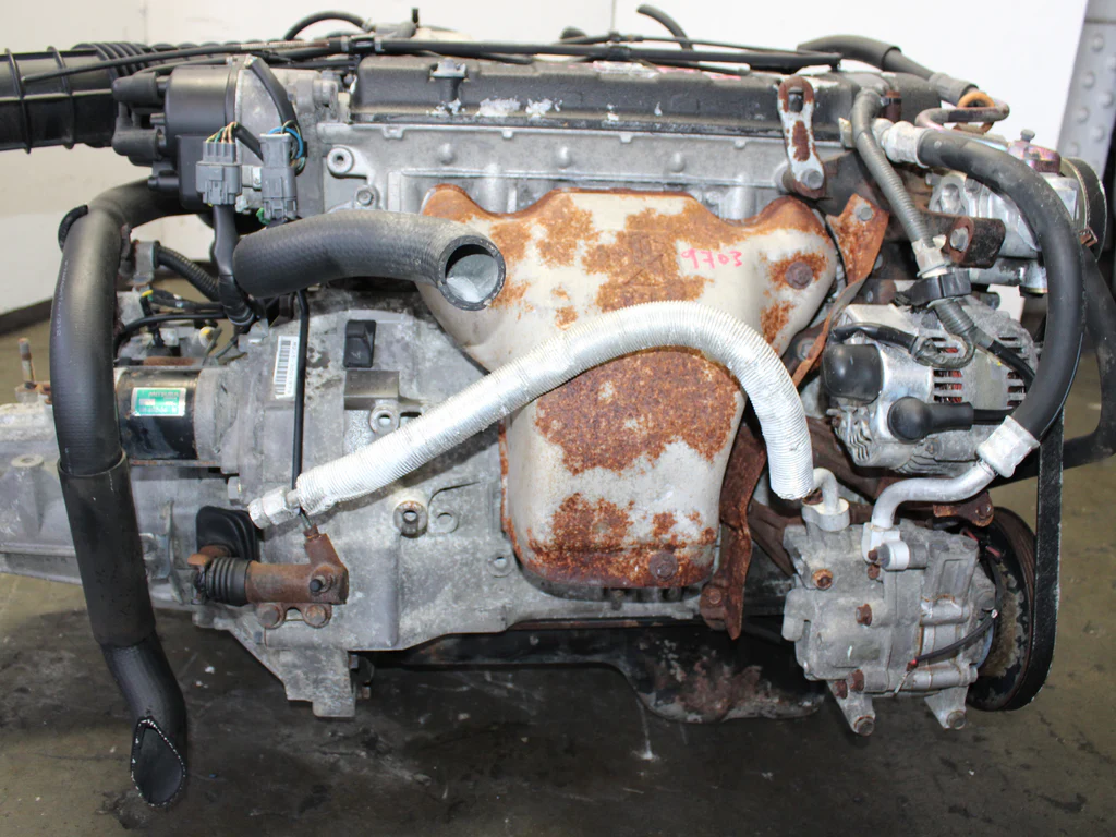 JDM 1992-1996 Honda Accord Motor F22B Dohc Non-Vtec 5 Speed Transmission 2.2L Engine - Image 18