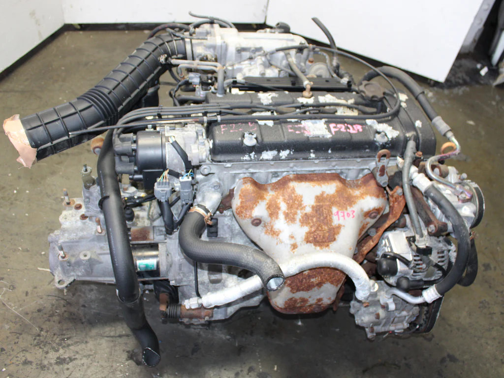 JDM 1992-1996 Honda Accord Motor F22B Dohc Non-Vtec 5 Speed Transmission 2.2L Engine - Image 4