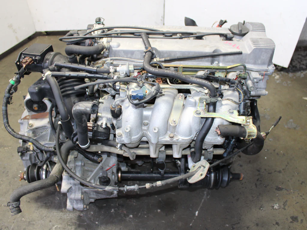 JDM 1993-2001 Nissan Altima Motor KA24DE A/T Transmission 2.4L 4 Cyl Engine - Image 20