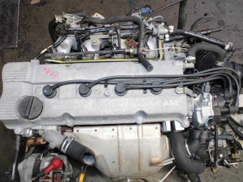 JDM 1993-2001 Nissan Altima Motor KA24DE A/T Transmission 2.4L 4 Cyl Engine - Image 14