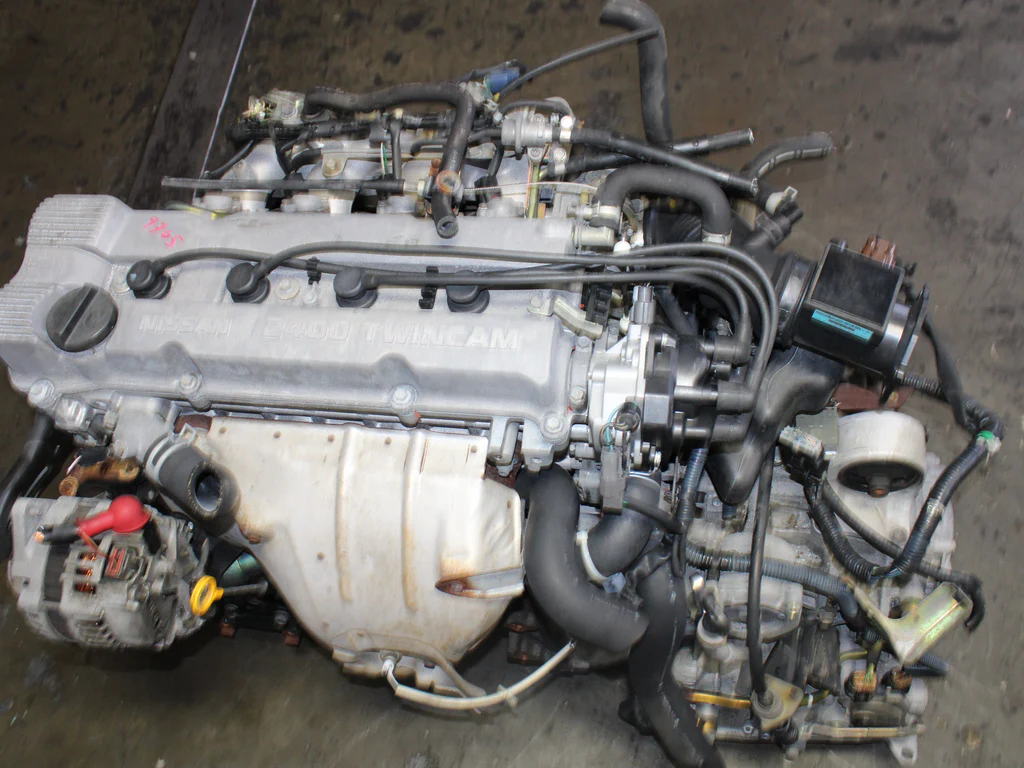 JDM 1993-2001 Nissan Altima Motor KA24DE A/T Transmission 2.4L 4 Cyl Engine - Image 6
