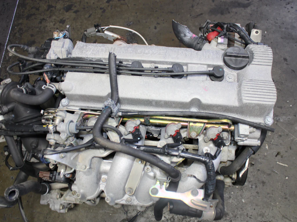 JDM 1993-2001 Nissan Altima Motor KA24DE A/T Transmission 2.4L 4 Cyl Engine - Image 9