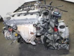 JDM 1993-2001 Nissan Altima Motor KA24DE A/T Transmission 2.4L 4 Cyl Engine - Image 19