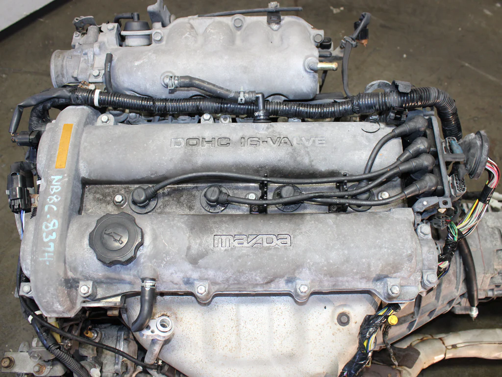 JDM 1999-2000 Mazda Miata Motor BP 6 Speed M/T 1.8L 4 Cyl Engine - Image 13
