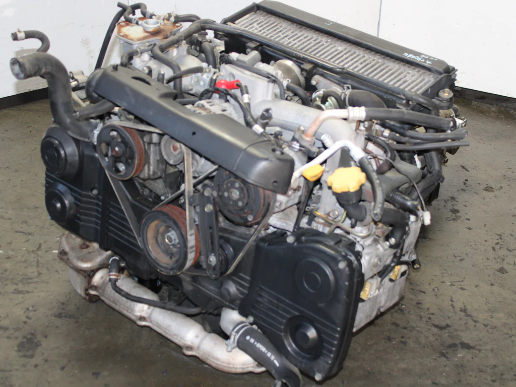 JDM 2002-2005 Subaru Impreza WRX Motor EJ205 Manual Transmission 2.0L 4 Cyl Engine - Image 22