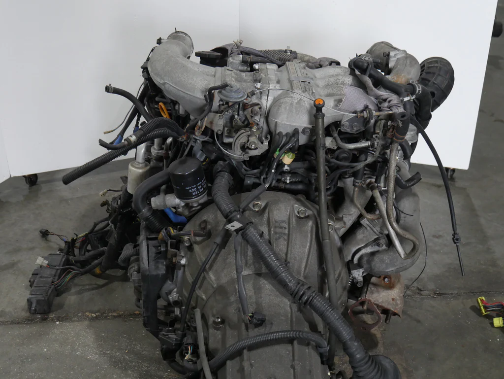 JDM 1990-1996 Mazda Cosmo Motor AT 13B-RE 1.3L 4 Cyl Engine - Image 9