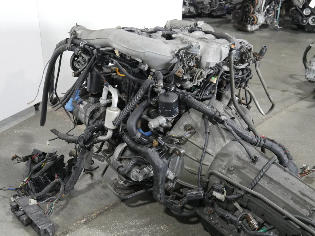 JDM 1990-1996 Mazda Cosmo Motor AT 13B-RE 1.3L 4 Cyl Engine - Image 8