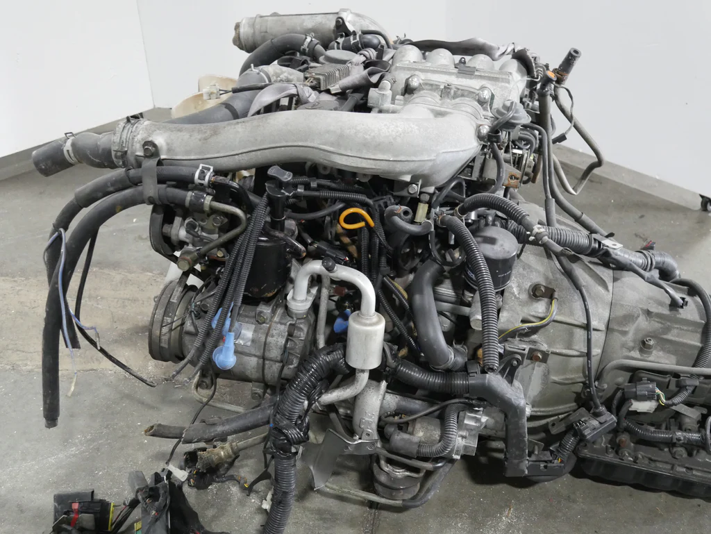 JDM 1990-1996 Mazda Cosmo Motor AT 13B-RE 1.3L 4 Cyl Engine - Image 4