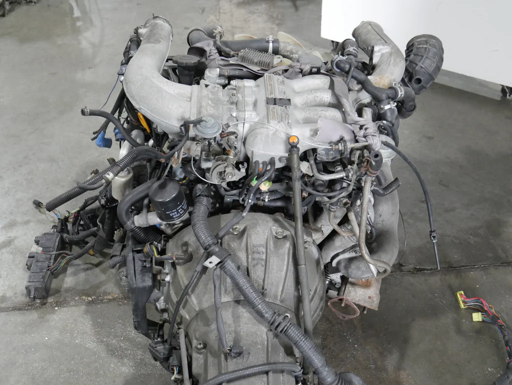 JDM 1990-1996 Mazda Cosmo Motor AT 13B-RE 1.3L 4 Cyl Engine - Image 3