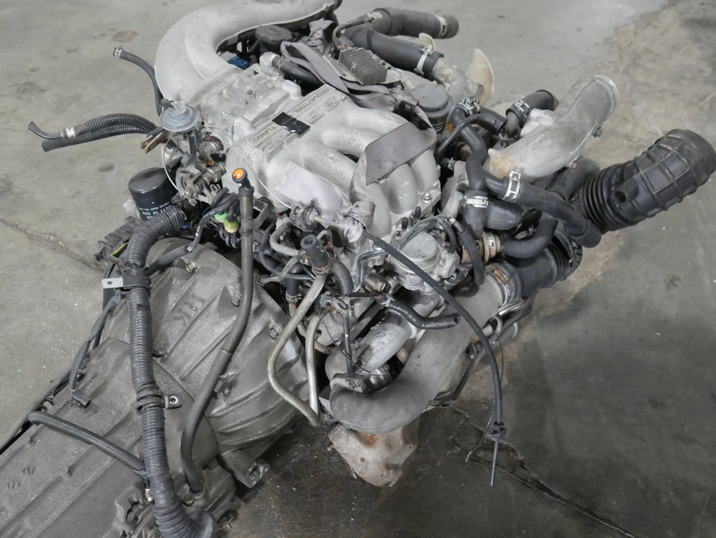 JDM 1990-1996 Mazda Cosmo Motor AT 13B-RE 1.3L 4 Cyl Engine - Image 2